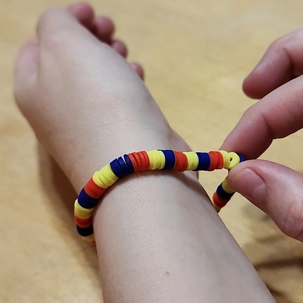 Sold! Handmade Super Hero Clay Bead Braclet Bundle ๐ซ - Picture 10 of 10